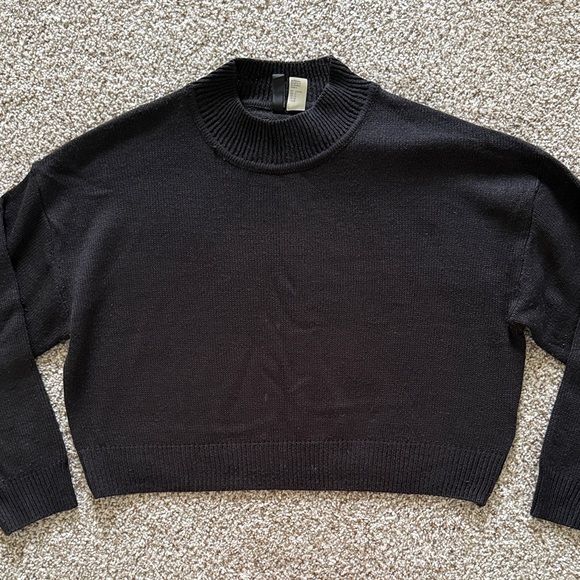 Divided Black Crew Neck Sweater - Picture 1 of 4